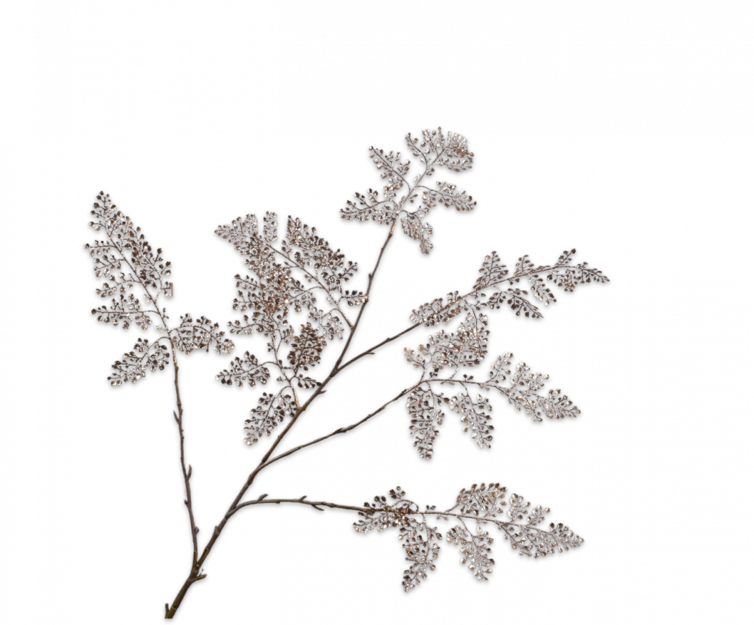 Silk-ka Artificial Glitter Leaf