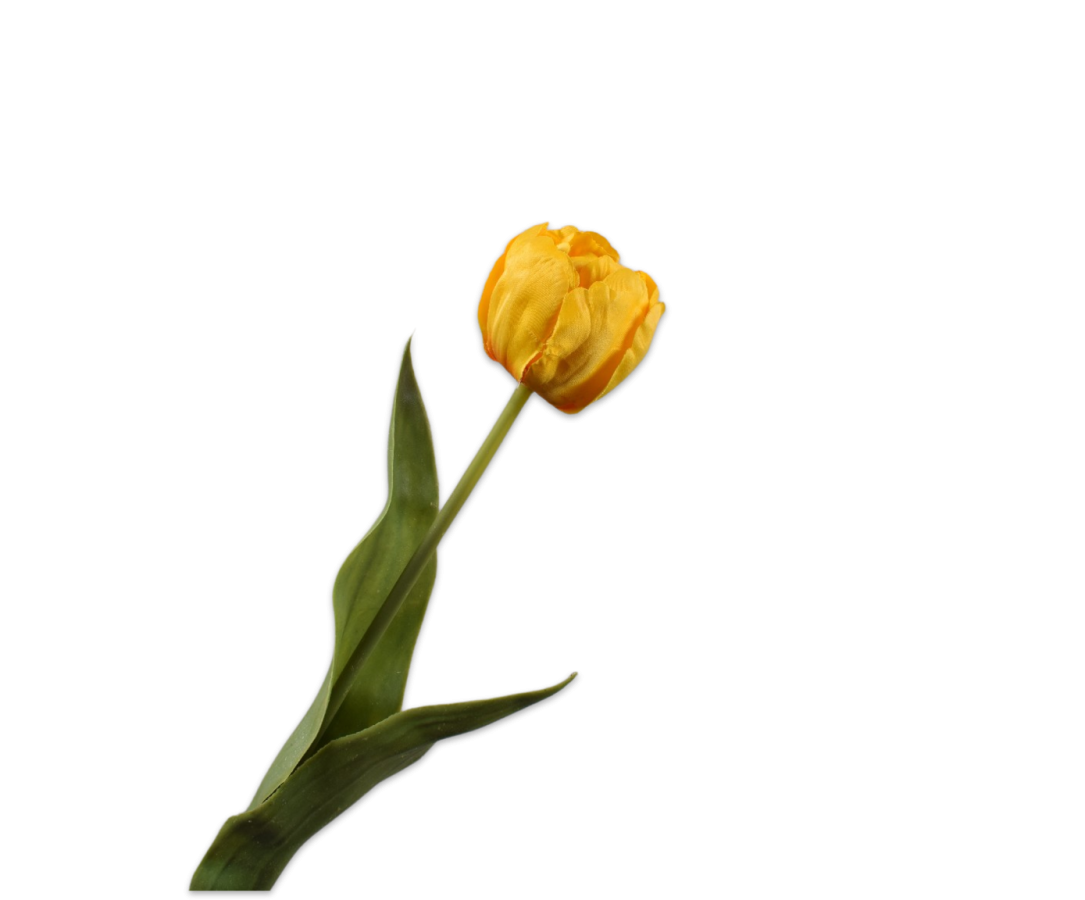 Silk-ka Tulip Stem Yellow 47 Cm