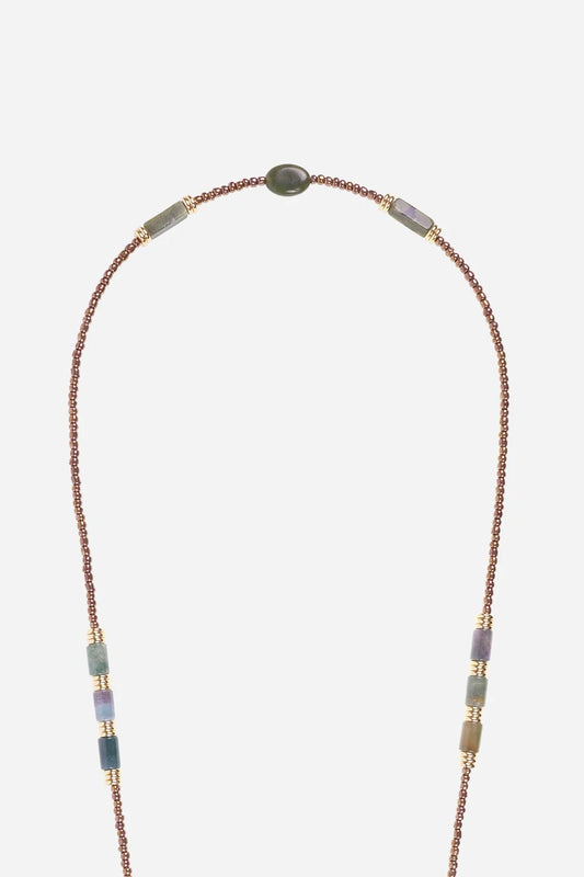 Izzie Green Long Phone Chain 120cm