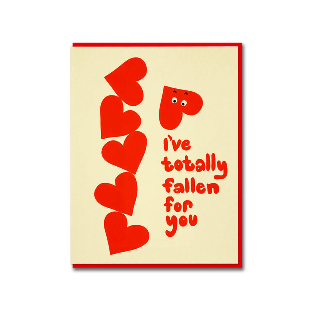 Emma Cooter Fallen For You greeting card by Klang Und Kleid