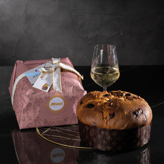 Muzzi Champagne Panettone 1kg, packaging view