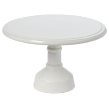 Costa Nova Cook & Host white footed plate, second view