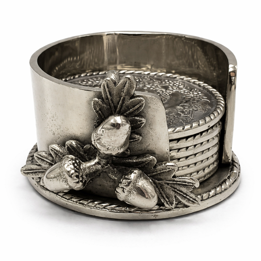 Noel Coaster with Holder (6 Pieces Set)