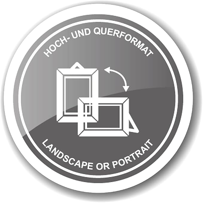 Edzard Alvito Photo Frame, Black (13x18 Cm), Silver-Plated