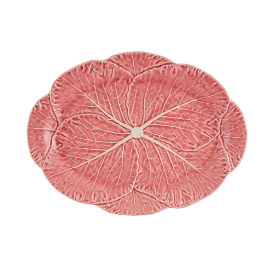 Bordallo Pinheiro Cabbage Oval Platter 43cm, view 2