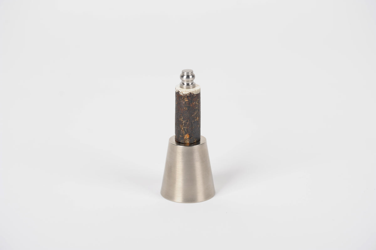Rasteli candle snuffer with bark wood handle