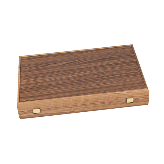 Manopoulos Premium Handcrafted Walnut with Blue Oak Backgammon Set
