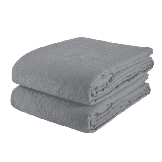 BH24 - Linge Particulier Linen Duvet Cover Made in France