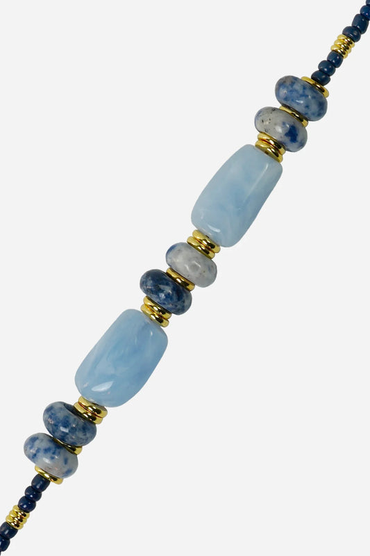 La Coque Francaise - Nessy Blue Long Chain 120cm
