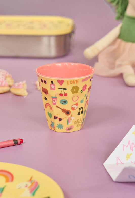 Rice Unicorn Love Melamine Cup 250ml
