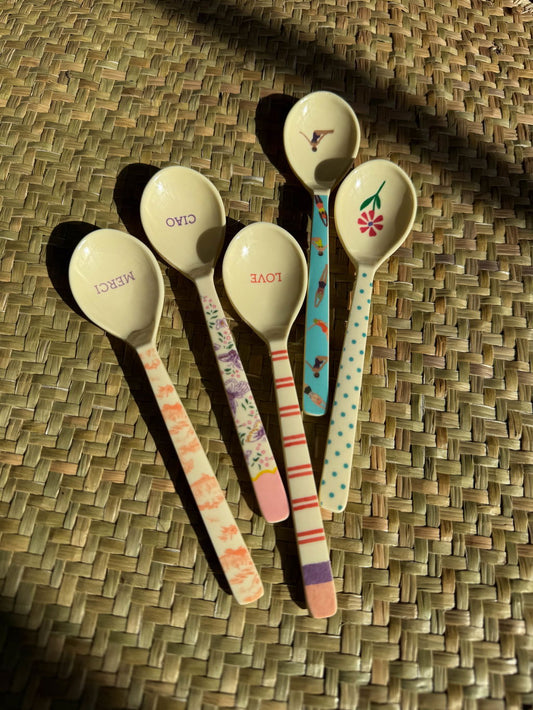 Rice Teaspoons (Glory Days Printed) (Set of 6)