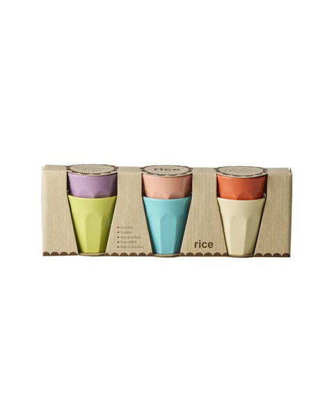 Rice Melamine Espresso Cups 90ml - Set of 6, view 4