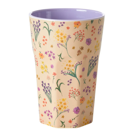 Rice Wild Flower Melamine Cup 250ml