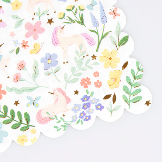 Meri Meri Meadow Unicorns Small Napkins