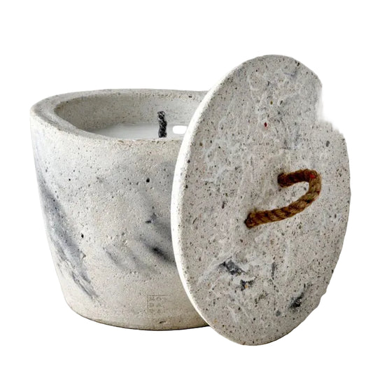 MON DADA Outdoor Urban Candle XL + Cover – handmade outdoor candle jar with cover, view 2