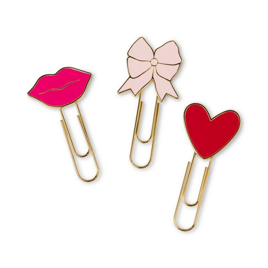 Designworks Ink - Set of 3 Paperclips - Love