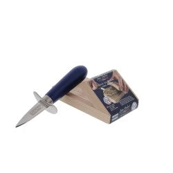 Laguiole Jean Dubost French Wood Oyster Knife with Wood Holder, view 3