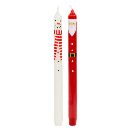 TLS25 - Christmas Character Taper Candles
