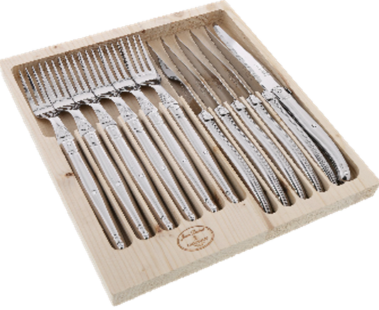 Laguiole Jean Dubost flatware open box set of 12 – view 2