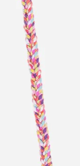 Vanessa Multicolor Braided Chain 120CM