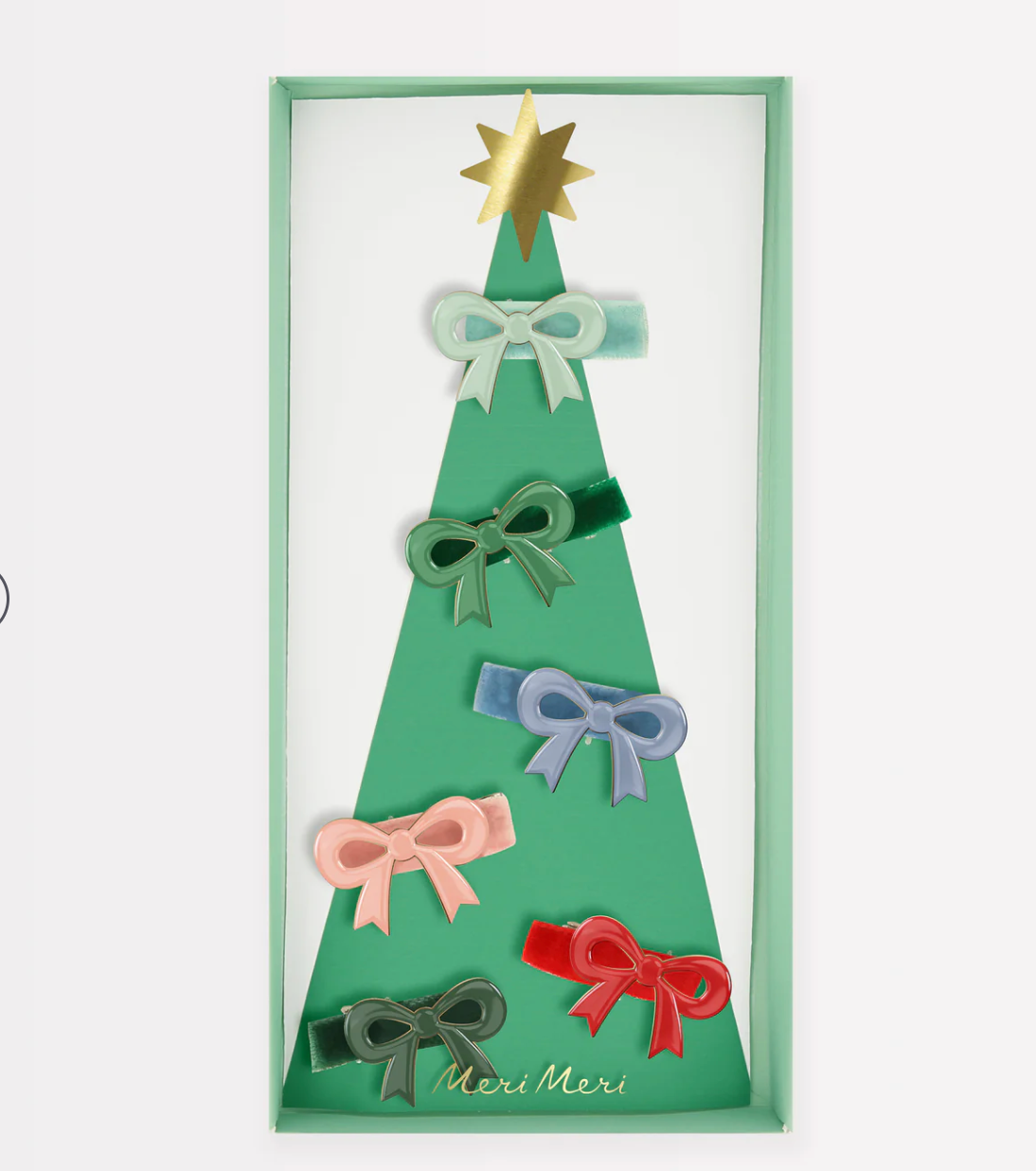 Meri Meri Enamel Bow Hair Clips