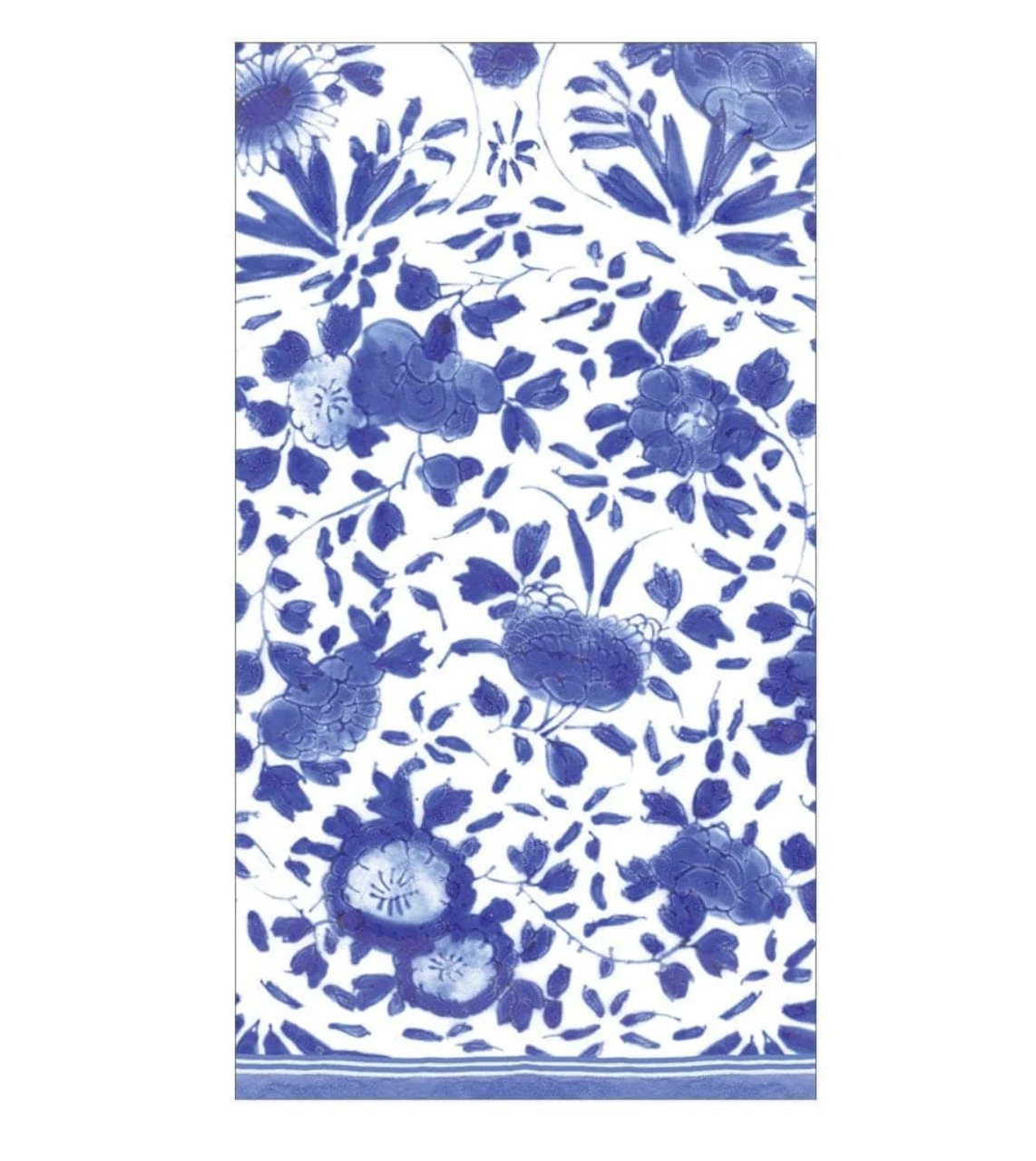 Caspari Delft Blue Guest Towel