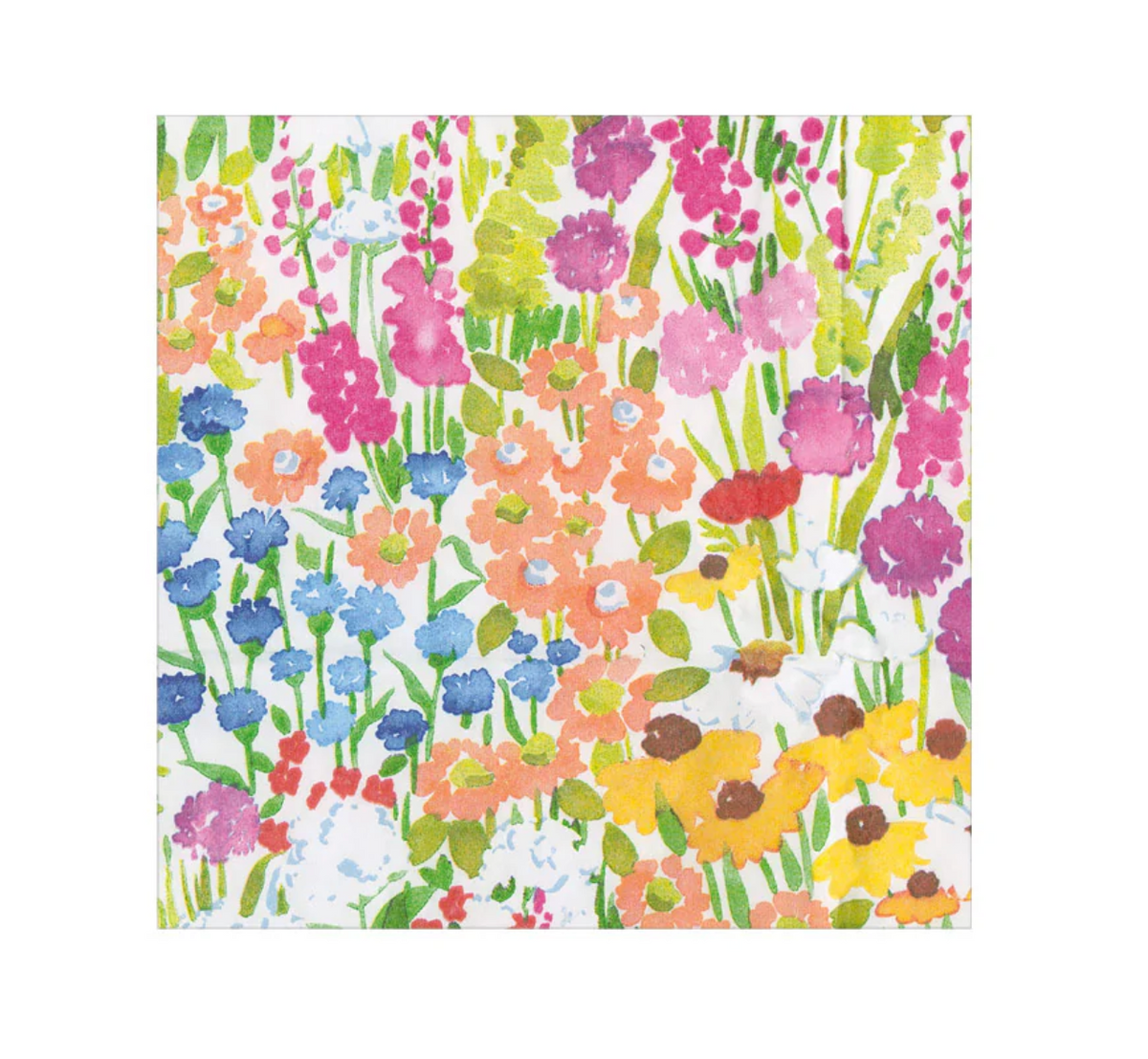 Caspari Primavera Cocktail Napkin