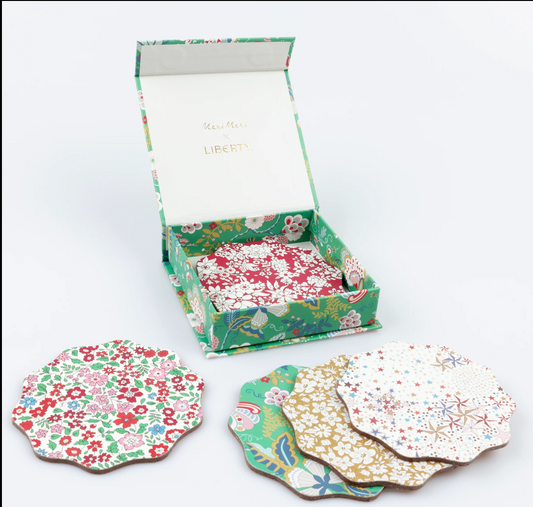 Meri Meri x Liberty Winter Coasters