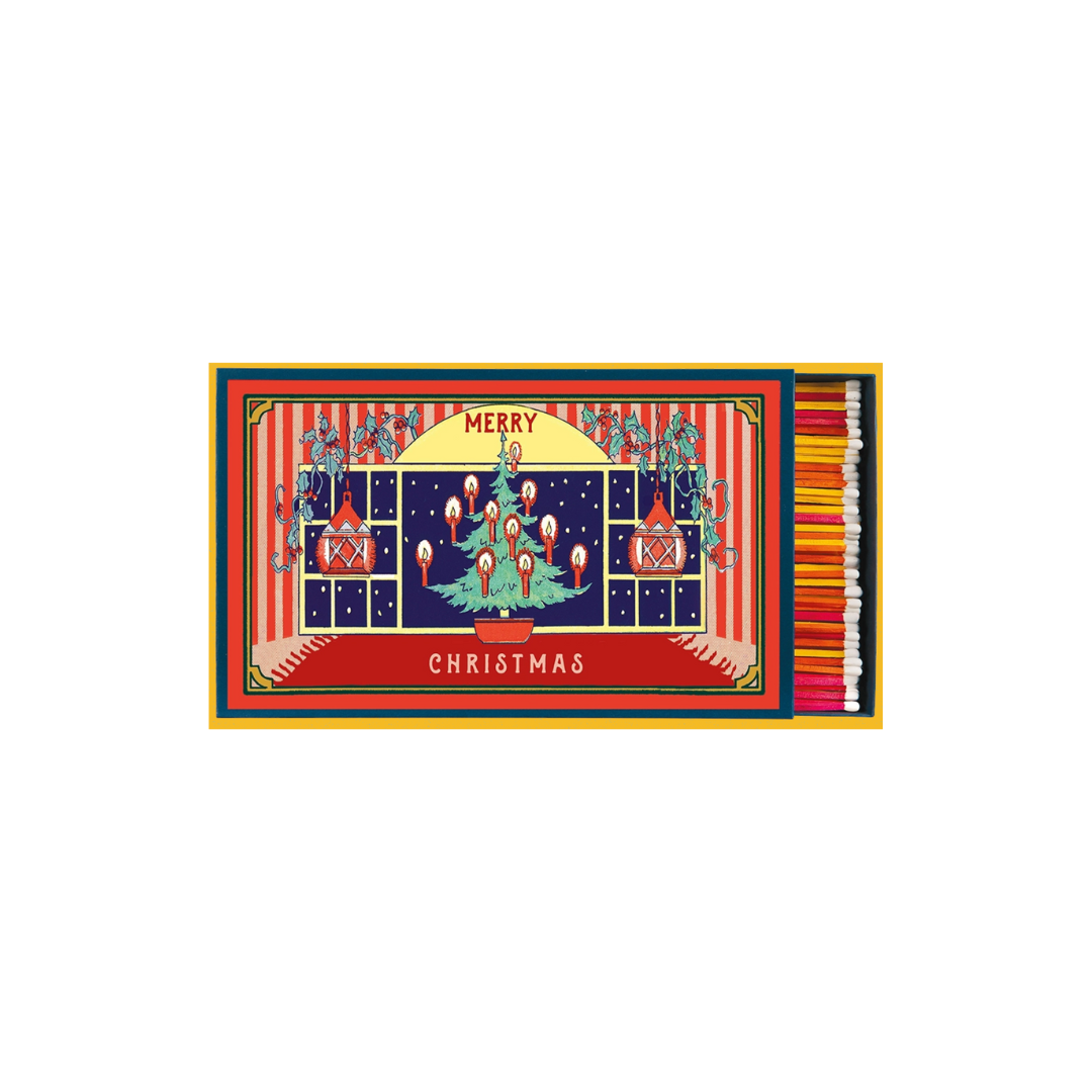 Archivist Giant Matchbox in Christmas Window design