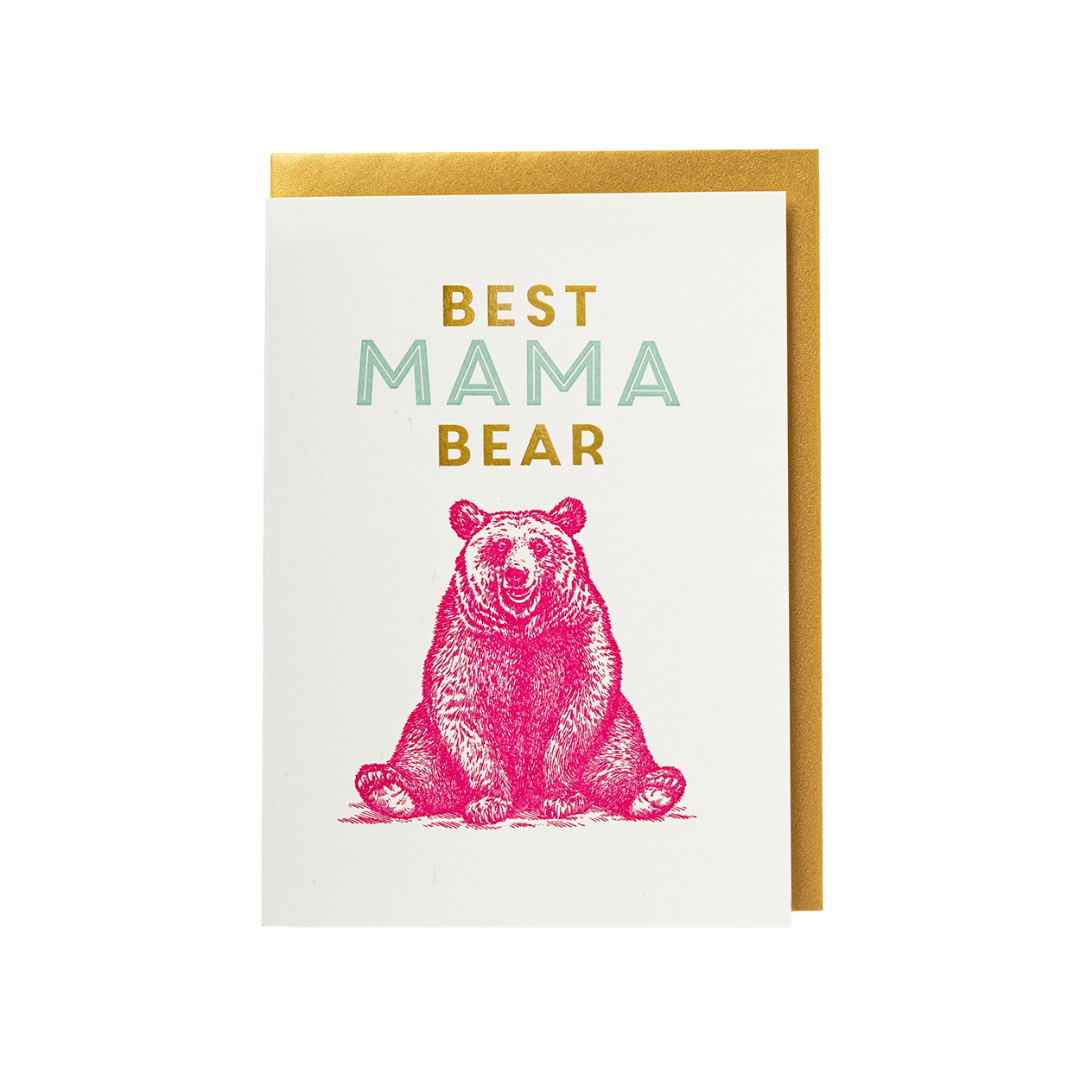 Archivist Mama Bear Greeting Card