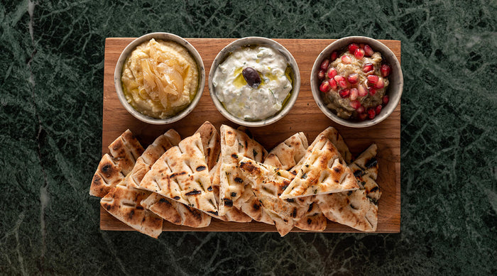 Mediterranean food at Pano Kato