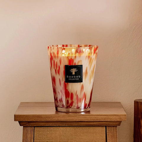 Baobab Pearl Coral Scented Candle (Floral)
