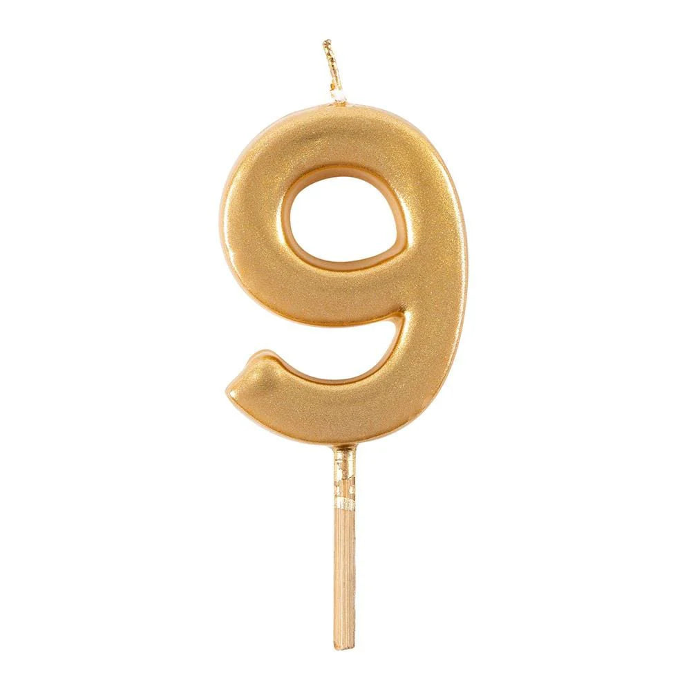 Caspari gold number birthday candle – view 10