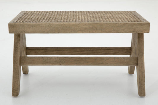 Bruno Oak And Reed Bench