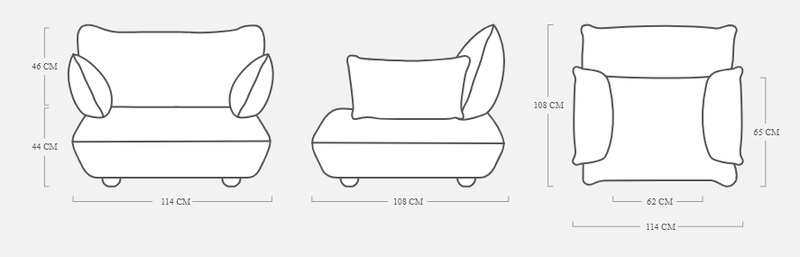 Fatboy Sumo Love Seat