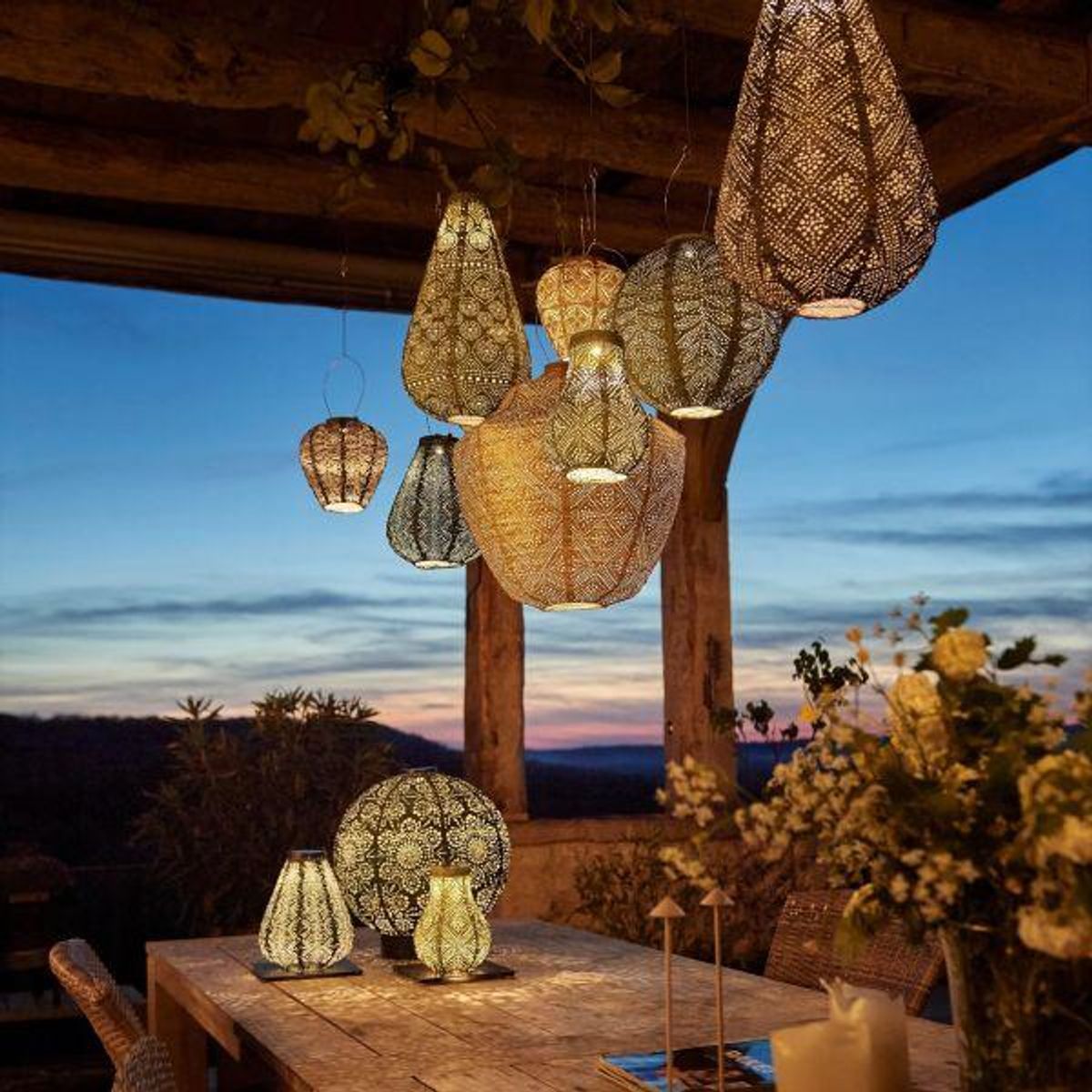 Lumiz Balloon XL Solar Led Lantern, view 7