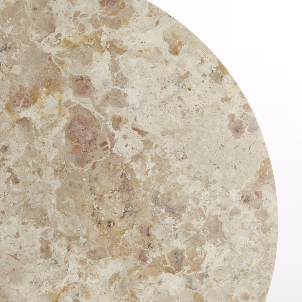 Zeca Round Marble Nestled Side Table (Set of 2), view 5