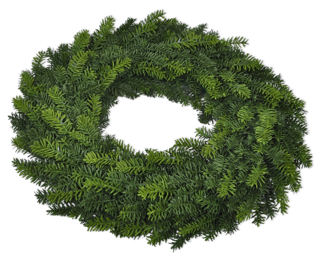 Silk-ka Wreath Pine Green