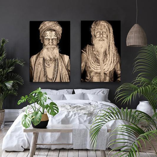 Tapestry Wise Man Bandu Baba