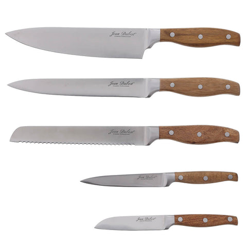 Jean Dubost Kitchen Knives ROC Block (Set of 5)