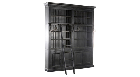 Cupboard Balmore 3 Parts Black Milano H253