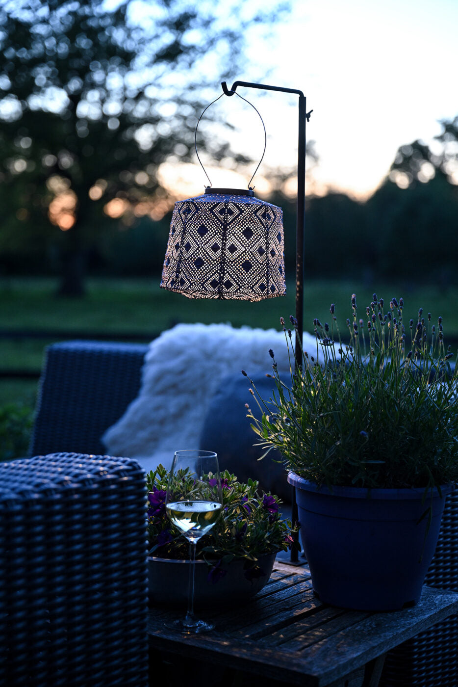 Lumiz Lampshade Solar LED Lantern, view 8