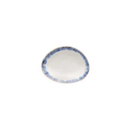 Brisa Oval Plate in Ria blue - 15 cm