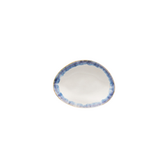 Brisa Oval Plate in Ria blue - 15 cm