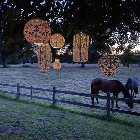 Lumiz Mandela Gold Balloon LED Solar Lantern