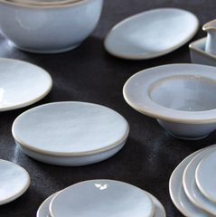 Roda Pillow Plate in Branca - 16 cm