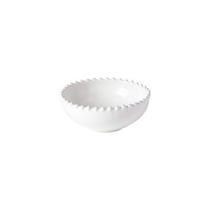 Pearl Soup/ Cereal bowl in White - 15 cm