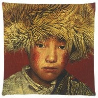 Cushion Cover Tibetan Boy