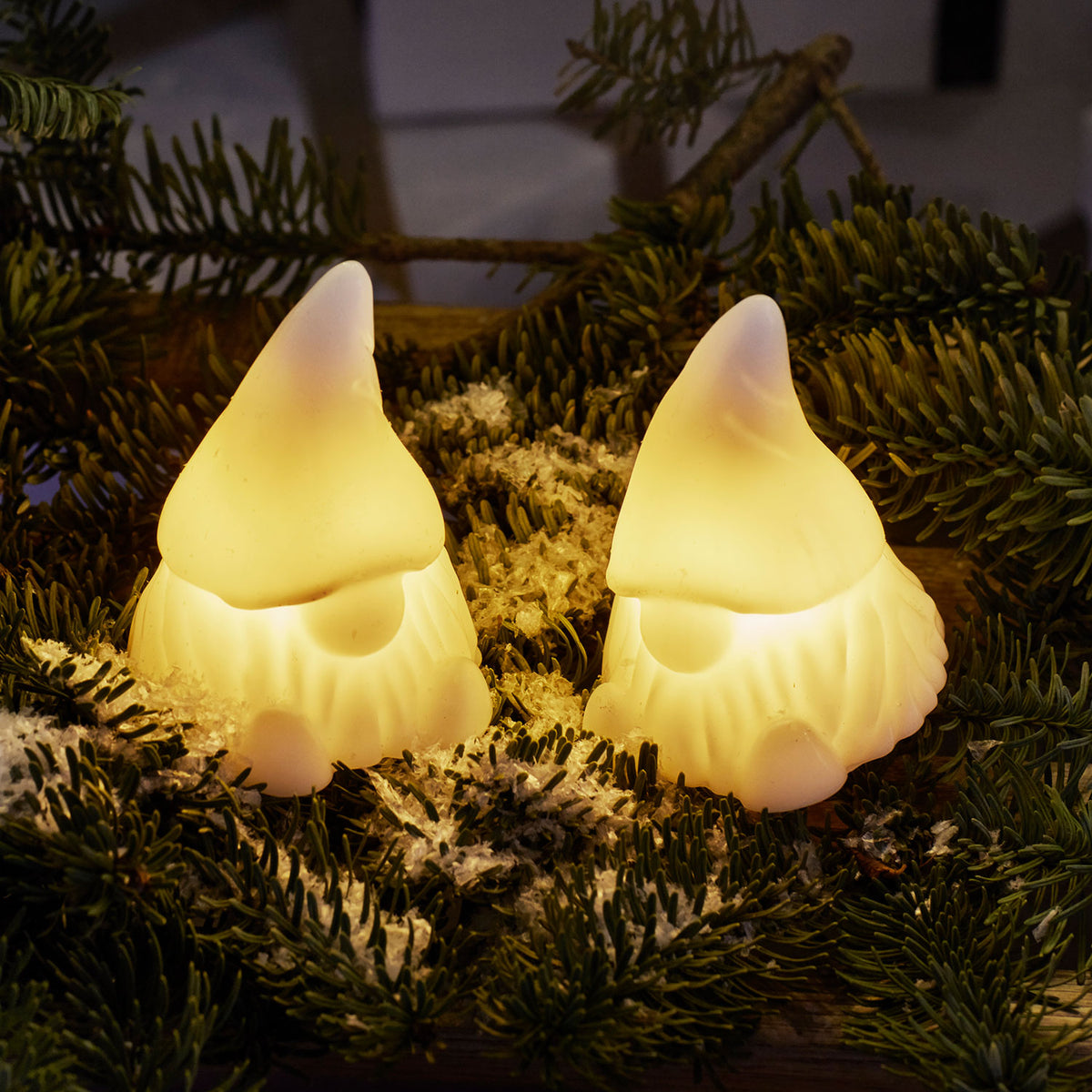 Coco Gnome 10cm LED Lamp (Set of 2)