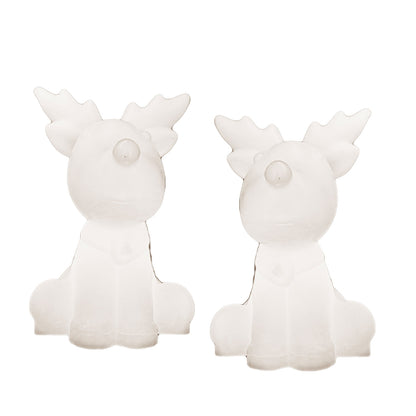 Naja Reindeer 9cm LED Lamp (Set of 2)